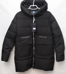 Куртки зимние женские БАТАЛ (черный) оптом 56239107 166-16