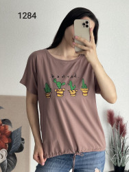 Футболки женские ПОЛУБАТАЛ оптом 26875409 1284-206