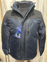 Куртки зимние мужские RLX (синий) оптом 07842391 1022-1-6