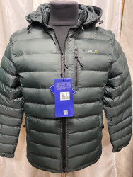 Куртки демисезонные мужские RLX (зеленый) оптом 90327486 162-1