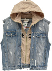 Жилетки джинсовые женские оптом 84320675 9830-199