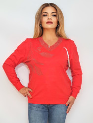 Свитера женские ПОЛУБАТАЛ оптом 72061389 77-5