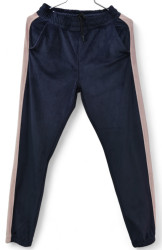Спортивные штаны женские БАТАЛ (темно-синий) оптом 25719803 05-62