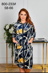 Халати жіночі БАТАЛ оптом XUE LI XIANG