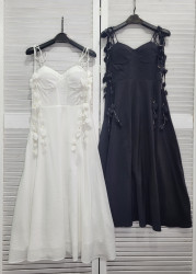 Платья женские (черный) оптом 78964253 9577-54