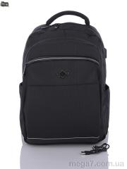 Рюкзак, Superbag оптом 1197 black (5-30)