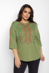 Лонгсливы женские БАТАЛ оптом 02693571 569-49