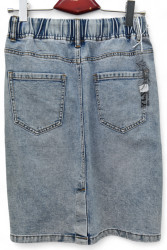 Спідниці джинсові жіночі ПОЛУБАТАЛ оптом DRAGON 