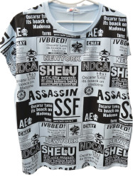 Футболки жіночі БАТАЛ оптом 