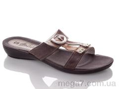 Шлепки, DeMur оптом W1512-brown