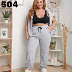 Спортивные штаны женские БАТАЛ оптом 36012748 504-10