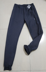 Спортивні штани (графіт) підліткові на флісі оптом  