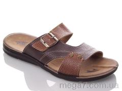 Шлепки, DeMur оптом M6834 brown-camel