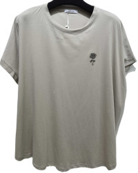 Футболки женские БАТАЛ оптом Kiss Me 71293846 7093-84