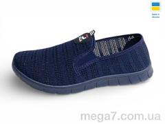 Слипоны, Rai shoes оптом --- 4100 синій