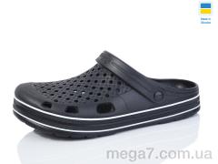 Кроксы, M&L  Alex13 оптом ML51 чорний ч.п.