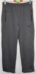 Спортивные штаны мужские на флисе (gray) оптом 42950367 06-66