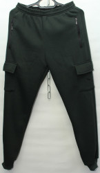 Спортивные штаны мужские на флисе (khaki) оптом 25893076 06-24