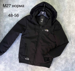 Куртки демисезонные мужские (черный) оптом 89241730 М27-7