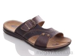 Шлепки, DeMur оптом M6834 black-brown