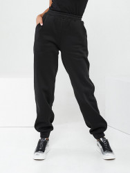 Спортивные штаны женские БАТАЛ с начесом оптом 40783165 5283-26