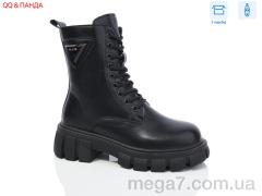 Ботинки, QQ shoes оптом 5233 black