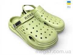 Кроксы, Rai shoes оптом 517-016 оливка