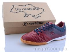 Футбольная обувь, Restime оптом DMB20810 d.red-navy