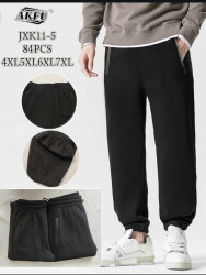 Спортивные штаны БАТАЛ мужские на флисе оптом 72845319 11-5