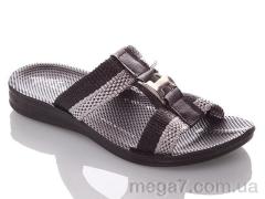 Шлепки, DeMur оптом BH-B-black-grey