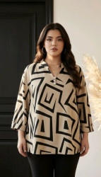 Блузки женские БАТАЛ оптом 52739806 878-34