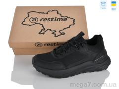 Кроссовки, Restime оптом AM026870 black