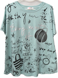 Футболки женские БАТАЛ оптом 23870465 7705-45