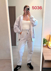 Спортивные костюмы женские на флисе БАТАЛ оптом 68923017 5036-179