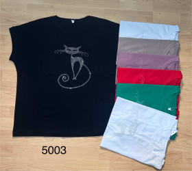 Футболки женские БАТАЛ оптом 01749683 5003-50
