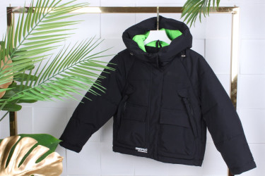 Куртки демисезонные детские (черный) оптом 08157263 BM-226-3
