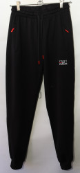 Спортивные штаны мужские (black) оптом 43691850 6267-17
