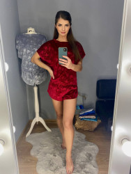 Ночные пижамы женские БАТАЛ оптом 53298076 109-259