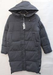 Куртки зимние женские БАТАЛ (grey) оптом 98402657 8810-46