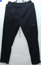 Спортивные штаны мужские на флисе (dark blue) оптом 38025947 01-4