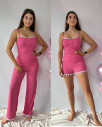 Ночные пижамы женские (3-ка) оптом 68357942 2489-3