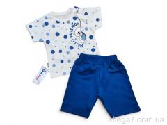 Костюм, Kids-modnik оптом 2610 комплект для малюків футболка-шорти т.синій