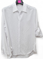 Рубашки женские  BASE БАТАЛ оптом 82439017 C051-11