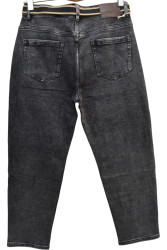 Джинсы женские на байке MEECALOO БАТАЛ оптом 86037512 6119-15