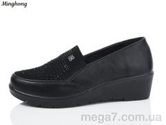 Туфли, Minghong оптом 7730 black