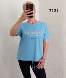 Футболки женские Батал оптом 49716023 7131-11