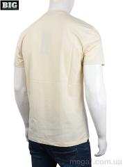 Футболка, BIG оптом 3707-0563 beige