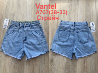 Шорты джинсовые женские VANTEL ПОЛУБАТАЛ оптом Vanver 96705483 А767  -2
