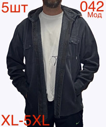 Рубашки на меху БАТАЛ мужские оптом 20854637 042-48