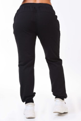 Спортивні штани жіночі БАТАЛ на флісі оптом